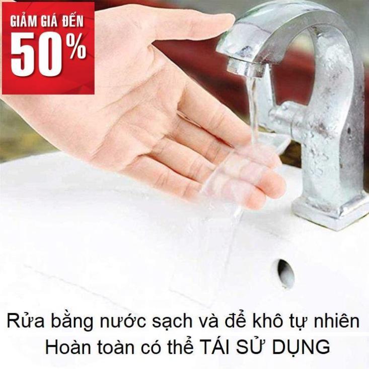 Băng keo 2 mặt đa năng siêu dính chắc bản 3m silicon trong suốt dán hai tường, Cố định ổ cắm điện...Dễ dàng làm sạch