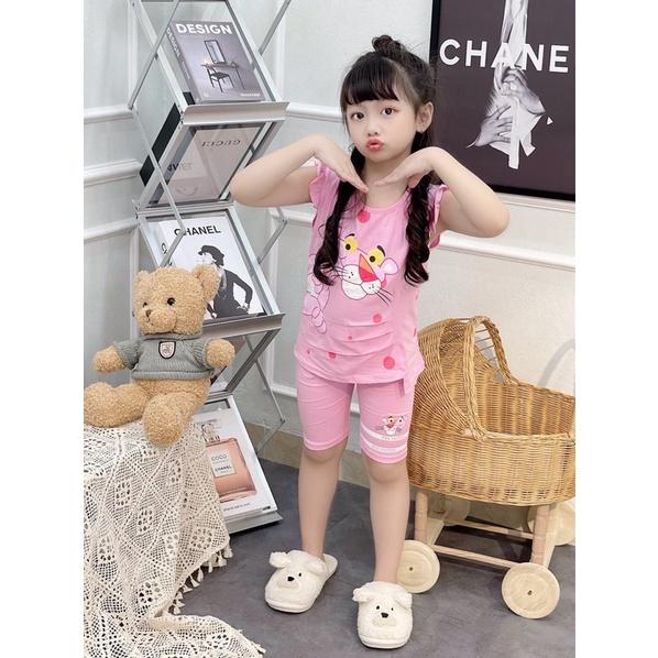 bộ cotton tay bèo sát nách cho bé 4 màu sz nhỡ 10-22kg