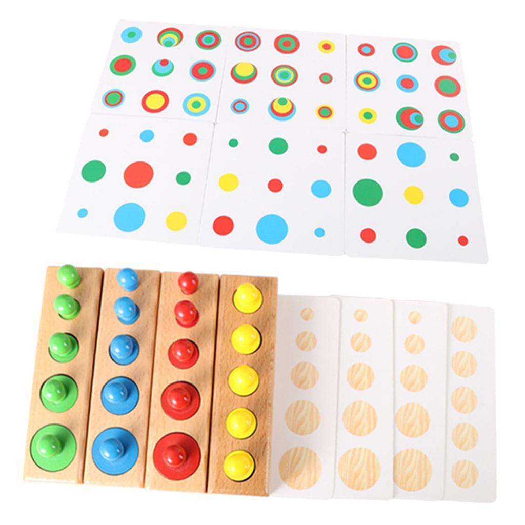 Montessori Educational  Wooden Puzzle Stacking for Learning