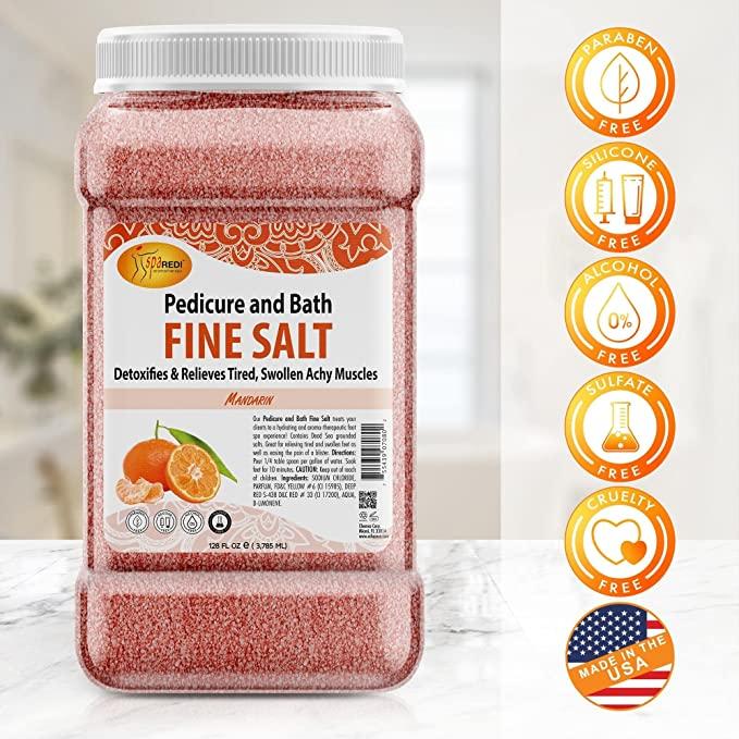 Muối tắm Pedi Bath Fine Salt mùi Cam 3785 ml