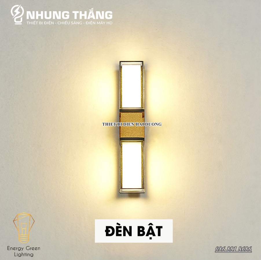 Đèn Hắt Tường Chống Nước DT-3270 - Thân Nhôm - Ánh Sáng Vàng - Chip Led Siêu Sáng