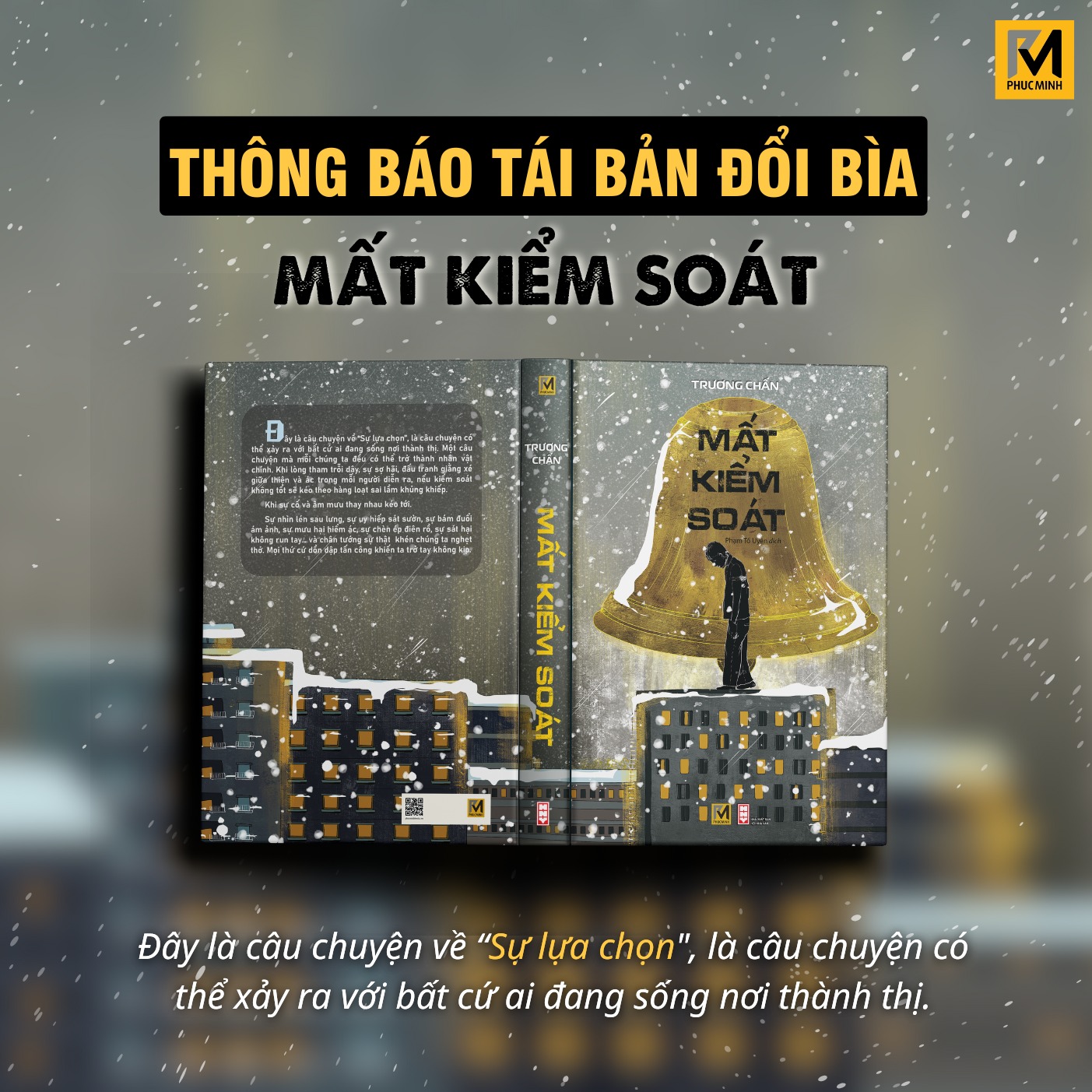 Sách Tiểu Thuyết Trinh Thám Trung Quốc - Mất Kiểm Soát (Tái bản Bìa mềm) - Trương Chấn - Phuc Minh Books