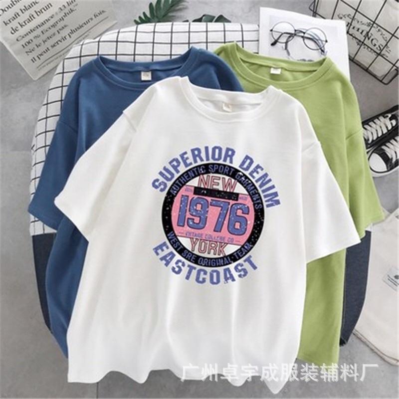 Áo Thun Unisex Form Rộng Hàng QC Cotton Oversize,Hình In Sắc Nét,Phong Cách Hàn Quốc TH205