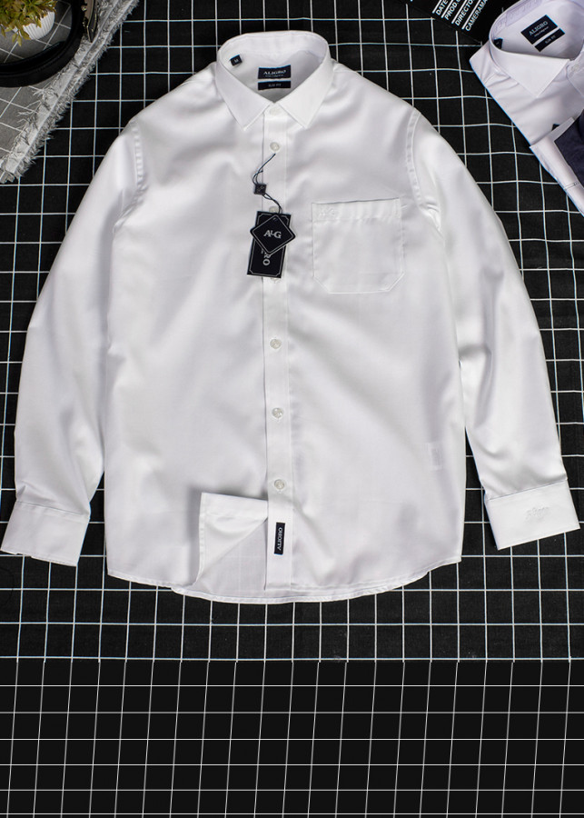 Áo sơ mi nam dài tay ALIGRO chất liệu pirma cotton mềm mịn, kiểu dáng đơn giản, tinh tế ALGS160