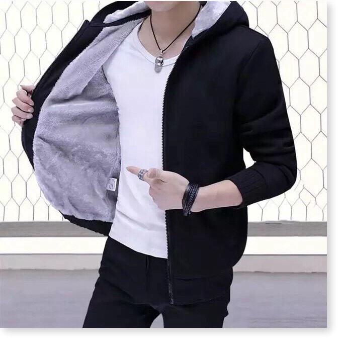 ÁO KHOÁC NAM LÓT LÔNG CỪU SIÊU ẤM ÁP