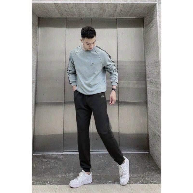 Quần jogger gân tăm nam