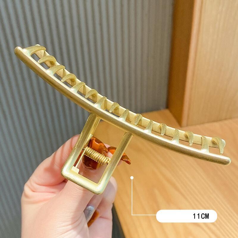 Kẹp Tóc Hợp Kim Size Lớn Đính Đá Nhân Tạo Sang Trọng Phụ Kiện Tóc Xu Hướng Thời Trang Hàn Quốc Hot