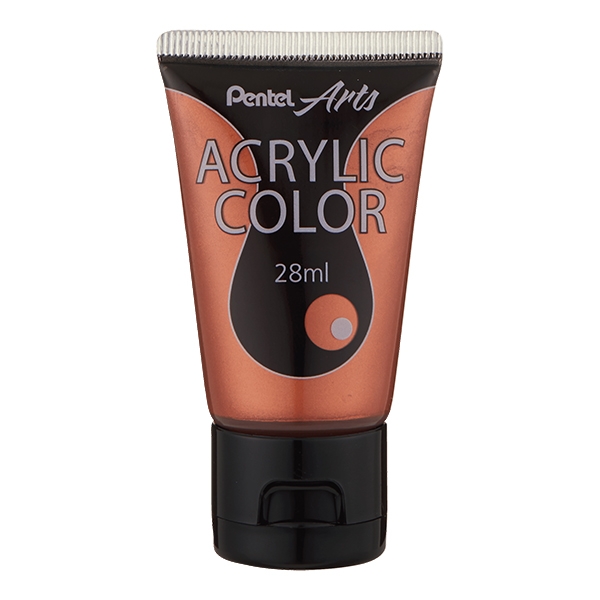 Tuýp Màu Vẽ Acrylic Pentel 28ml WA2-T99 - Copper