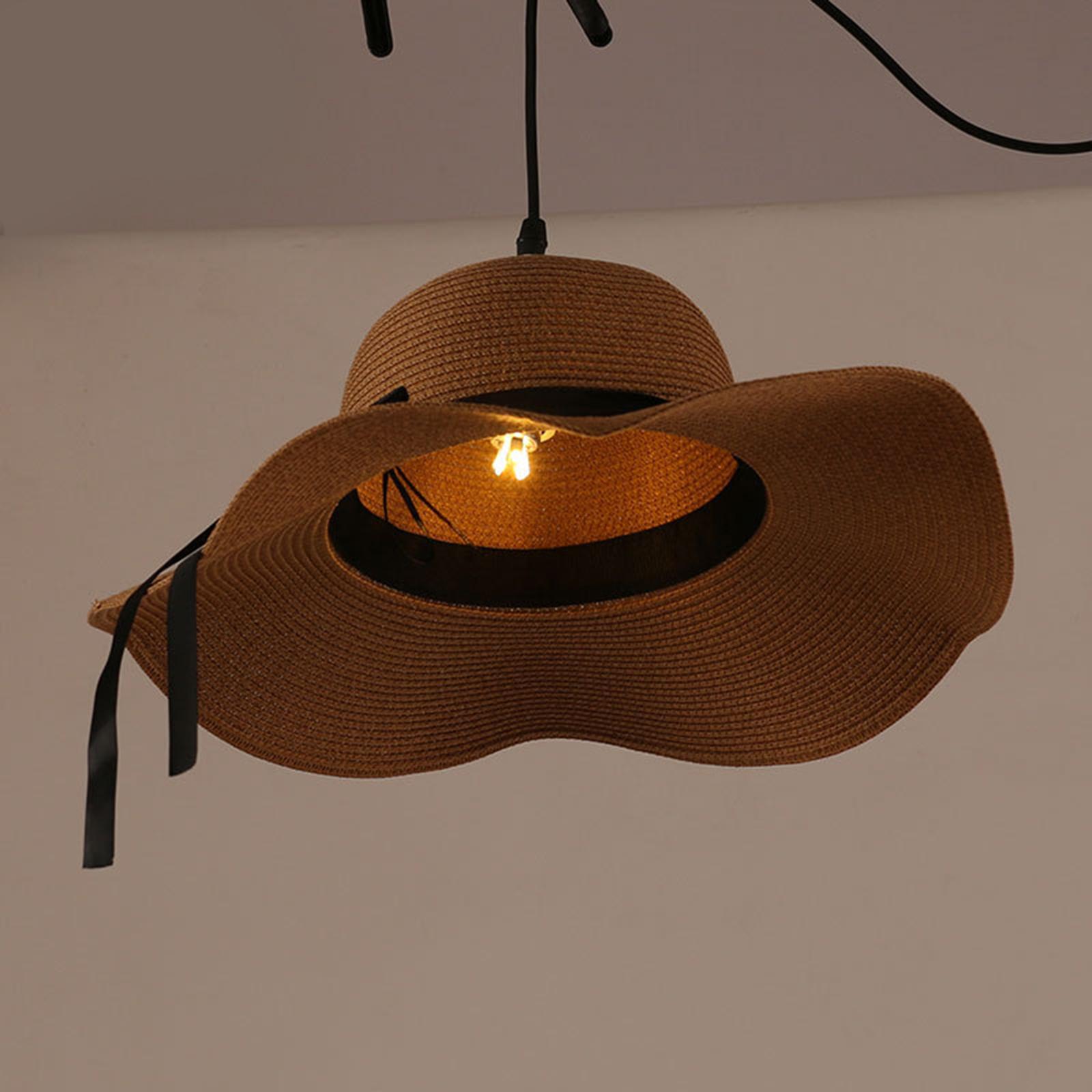 Grass Vine Pendant Lamp E27 Chandelier Hanging Light Ceiling Lighting Fixture LED Lamp Wood Pendant Lights Dining Room Living Room Hanging Lamp