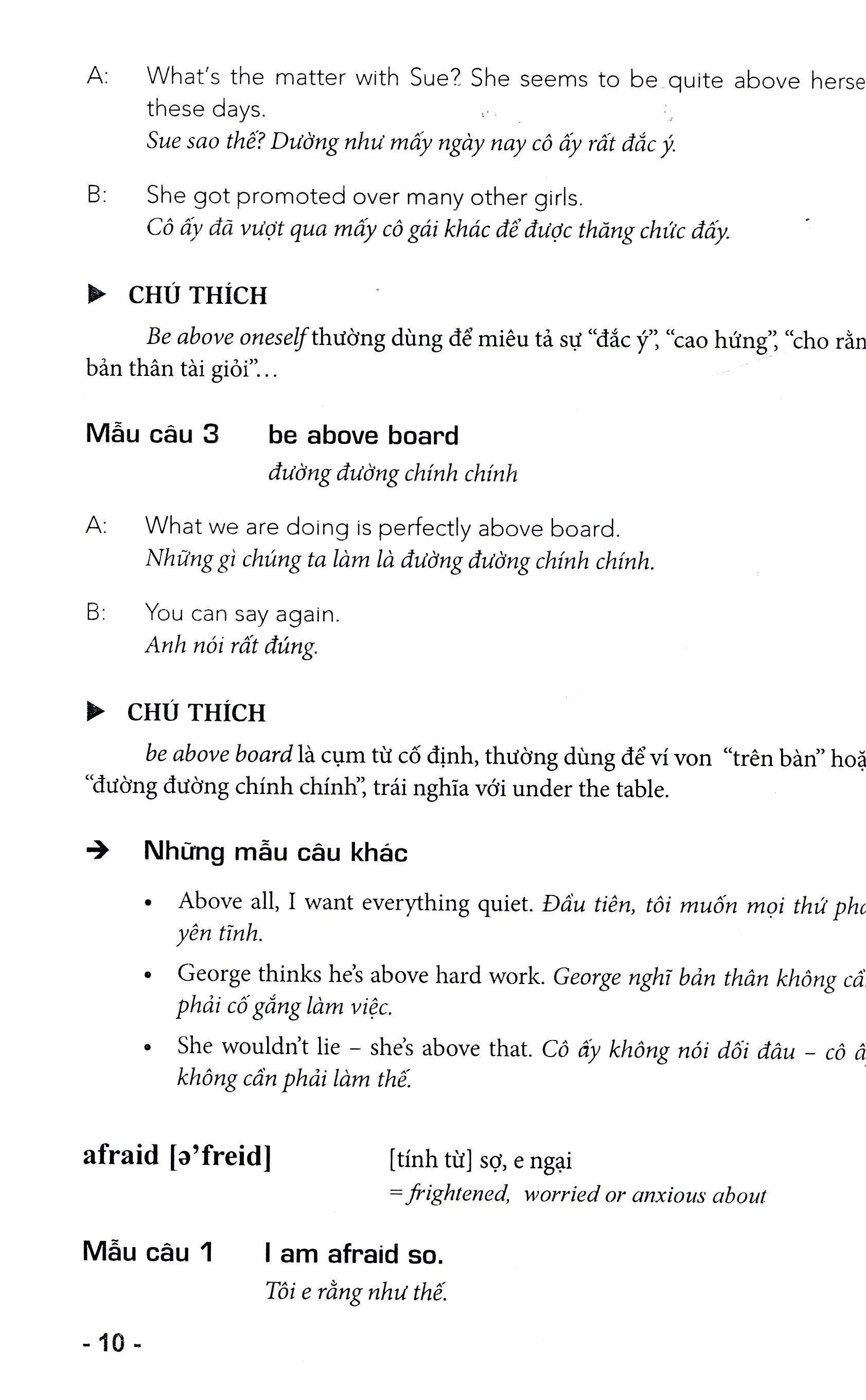 Từ Điển Mẫu Câu Đàm Thoại Tiếng Anh Phổ Biến: Từ A Đến Z - ảnh 4