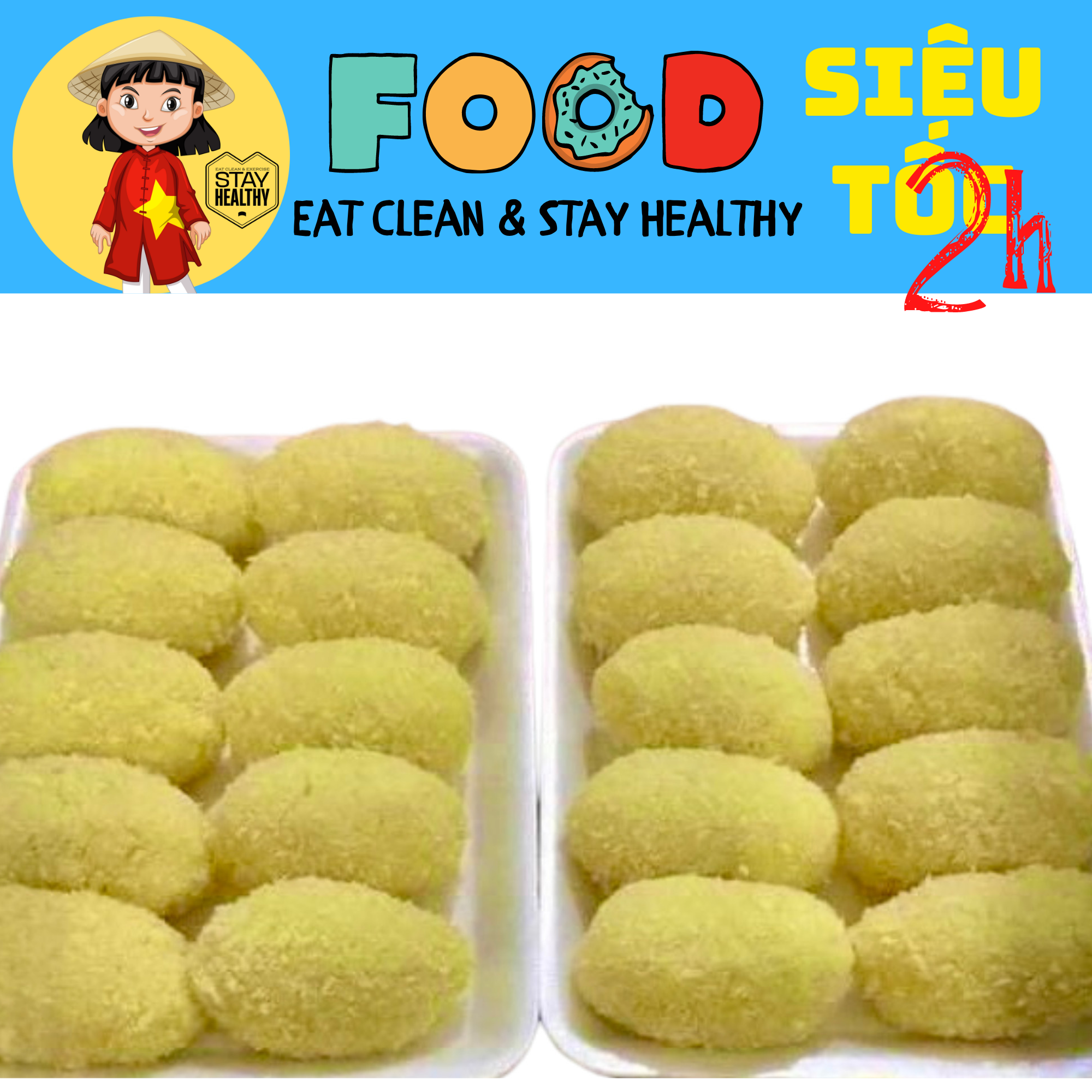 – Xôi Gà mini thượng hạng – Khay 1kg 10 chiếc