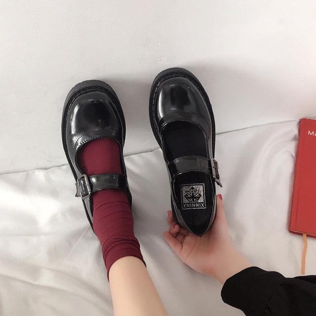 (CÓ SẴN + Video, Ảnh thật) Giày lolita vintage ulzzang( form rộng 1 size )