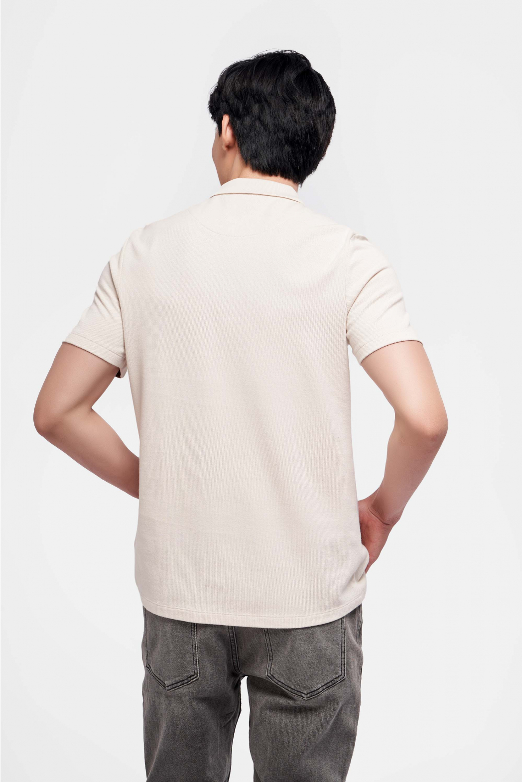 Áo thun polo nam Rib decor form fitted (2 màu) - 10S22POL038 | LASTORE MENSWEAR