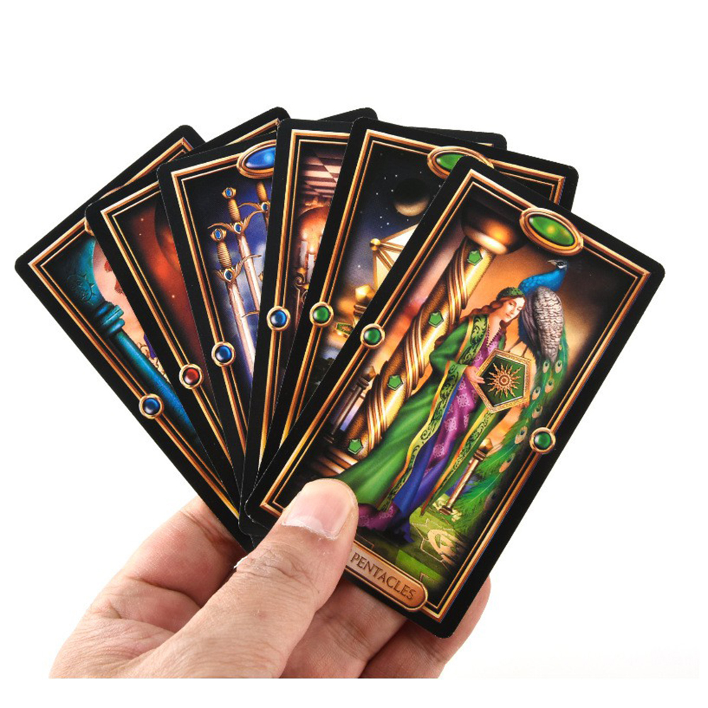 Bài Tarot The Gilded 78 Lá Bài Tặng Hướng Dẫn Tiếng Việt Và Đá Thanh Tẩy