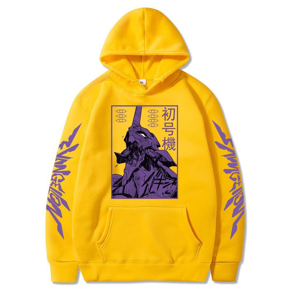 Sale 50% Áo hoodie in hình anime Neon Genesis Evangelion phong cách đường phố cá tính độc đẹp siêu HOT