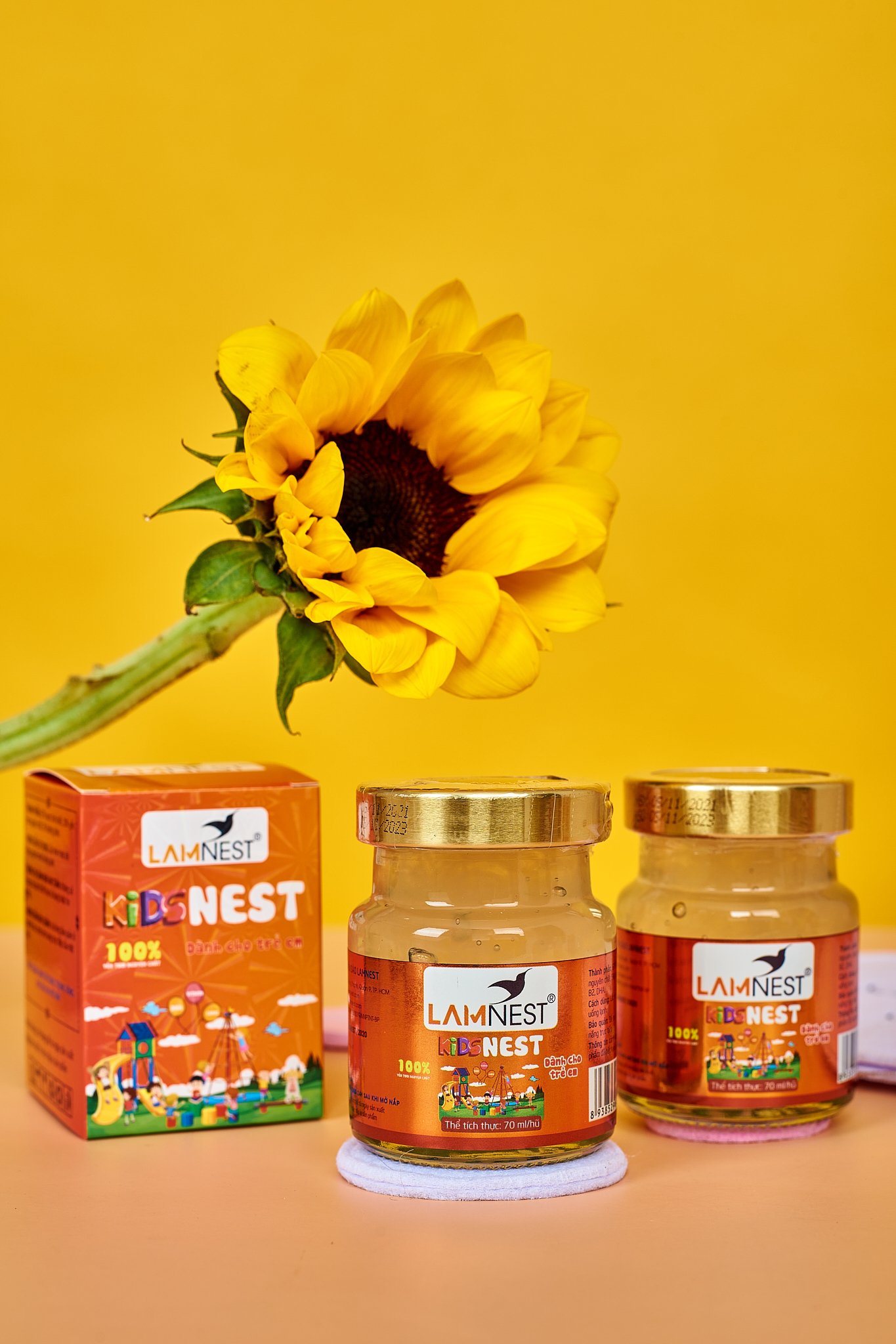Yến chưng cho bé, yến chưng sẵn Kids thơm ngon bổ dưỡng 30% yến Lamnest