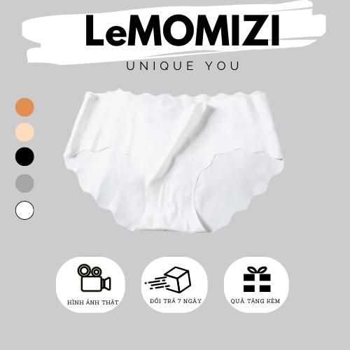 Quần Lót Nữ Đúc Su, gợn sóng LeMOMIZI cao cấp thun lạnh không đường may kháng khuẩn size M đến XXL