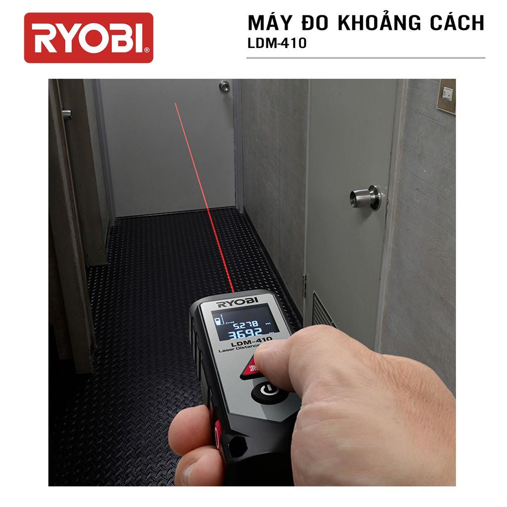 Máy đo khoảng cách laser (laze) RYOBI (KYOCERA) - LDM-410 - Hàng Chính Hãng