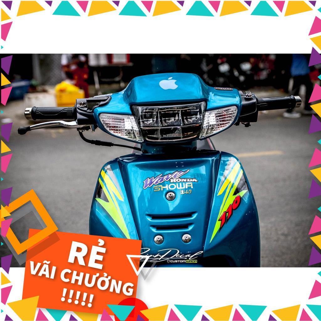 Tem Rời Wave Nhỏ Mẫu 110 Xanh Đen Vàng