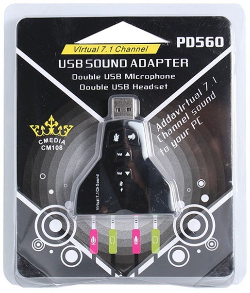 Card Âm Thanh Hình Máy Bay USB Sound Virtual 7.1