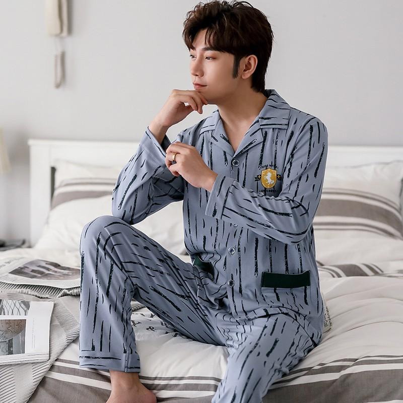 COMBO 2 BỘ PIJAMA NAM COTTON 100% SIÊU THOÁNG MÁT, MẶC ĐƯỢC 4 MÙA TRONG NĂM