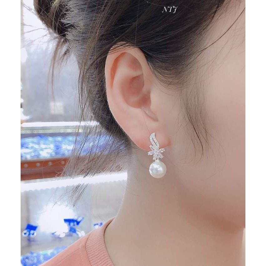 Bông tai trang sức bạc đẹp