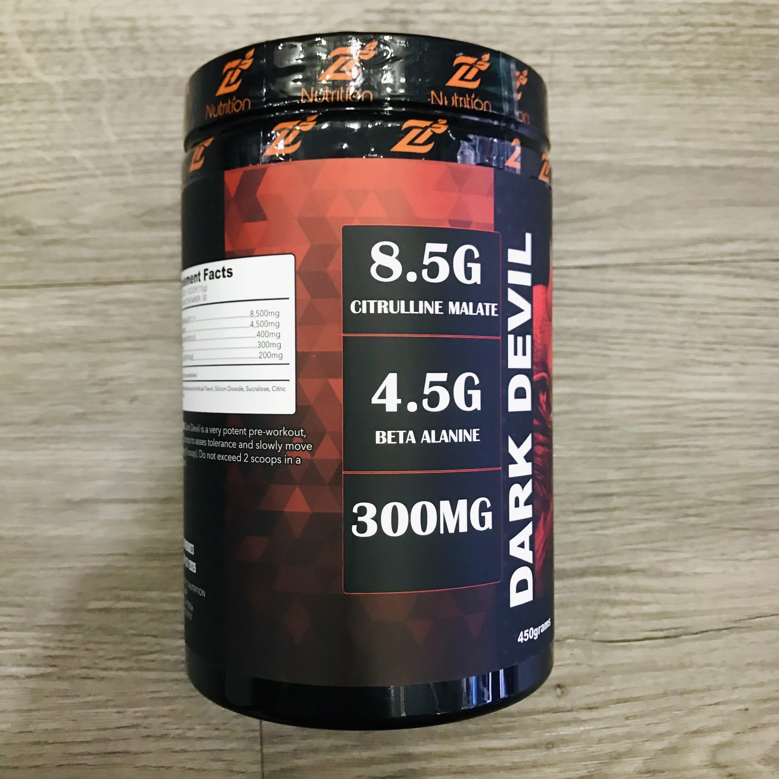 [Chính hãng] ZNutrition Dark Devil (30 Liều) Hỗ Trợ Tăng Sức Mạnh Trước Tập, 8.5G Citrulline, 4.5 Beta Alanine, DMAA and Caffein