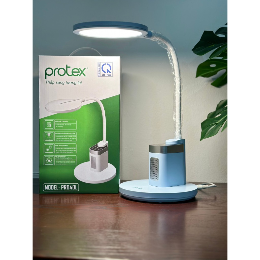 Đèn Bàn Chống Cận Thị Protex PR040L , Loa Bluetooth Nghe Nhạc Hàng chính hãng