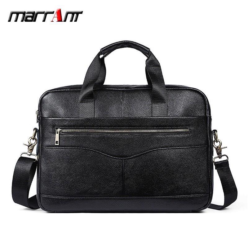 Túi xách cặp da đựng laptop da bò cao cấp T36 38x27.5x7cm D.HSTORE