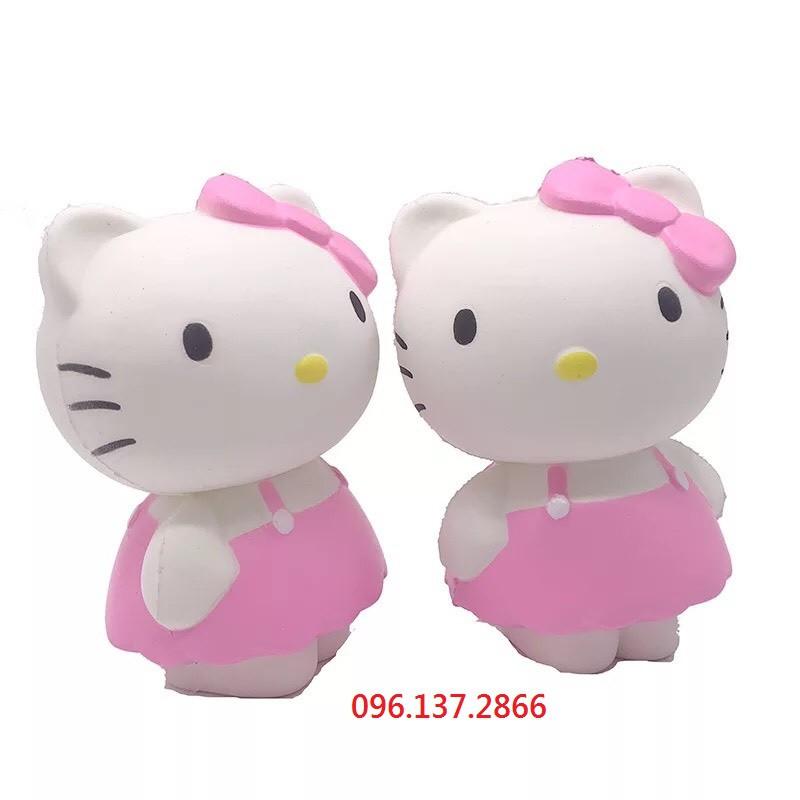 ( hồng ) SQUISHY BÉ MÈO HELLO KITTY HỒNG DỄ THƯƠNG ( nguyenhuyen9916 )