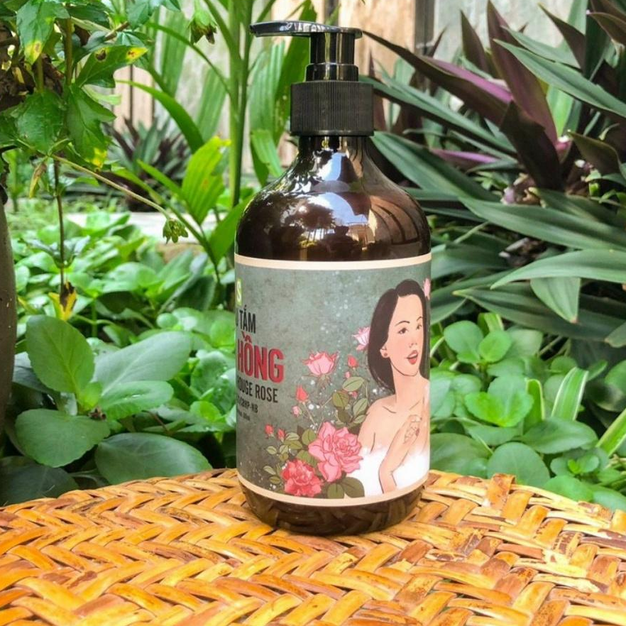 Sữa Tắm Hoa Hồng Sinh Dược Thiên Nhiên Chăm Sóc Dưỡng Da Mịn Màng Trắng Sáng Dung Tích 500ml