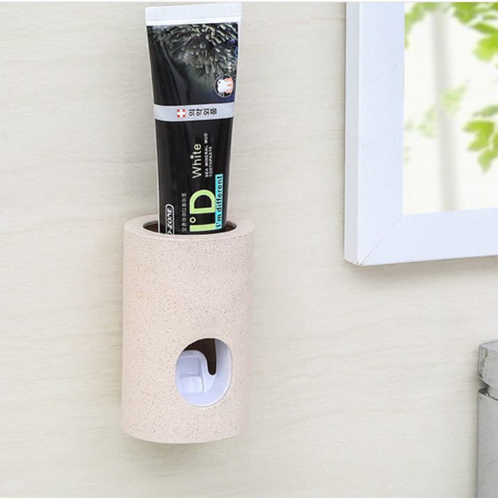 Giá để kem đánh răng 2 in 1 - Kệ để kem đánh răng - Hộp nhả kem đánh răng tự động