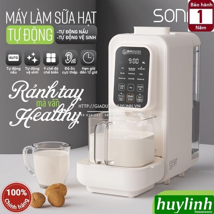 Máy làm sữa hạt đa năng 2Good Sona i8 - 1.2 lít - 9 chức năng - Hàng chính hãng