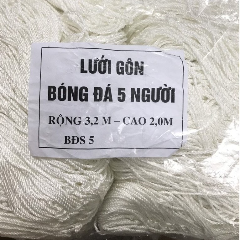 Lưới Gôn Bóng Đá 5 Người 7 Người 11 Người SIÊU BỀN - CHẤT Dù Bền Đẹp, 2 Lưới