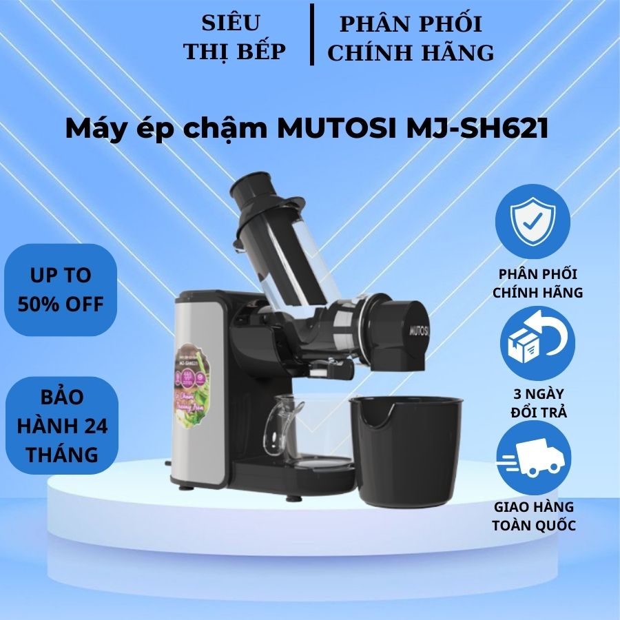 Máy ép chậm Mutosi MJ-SH611- Hàng chính hãng