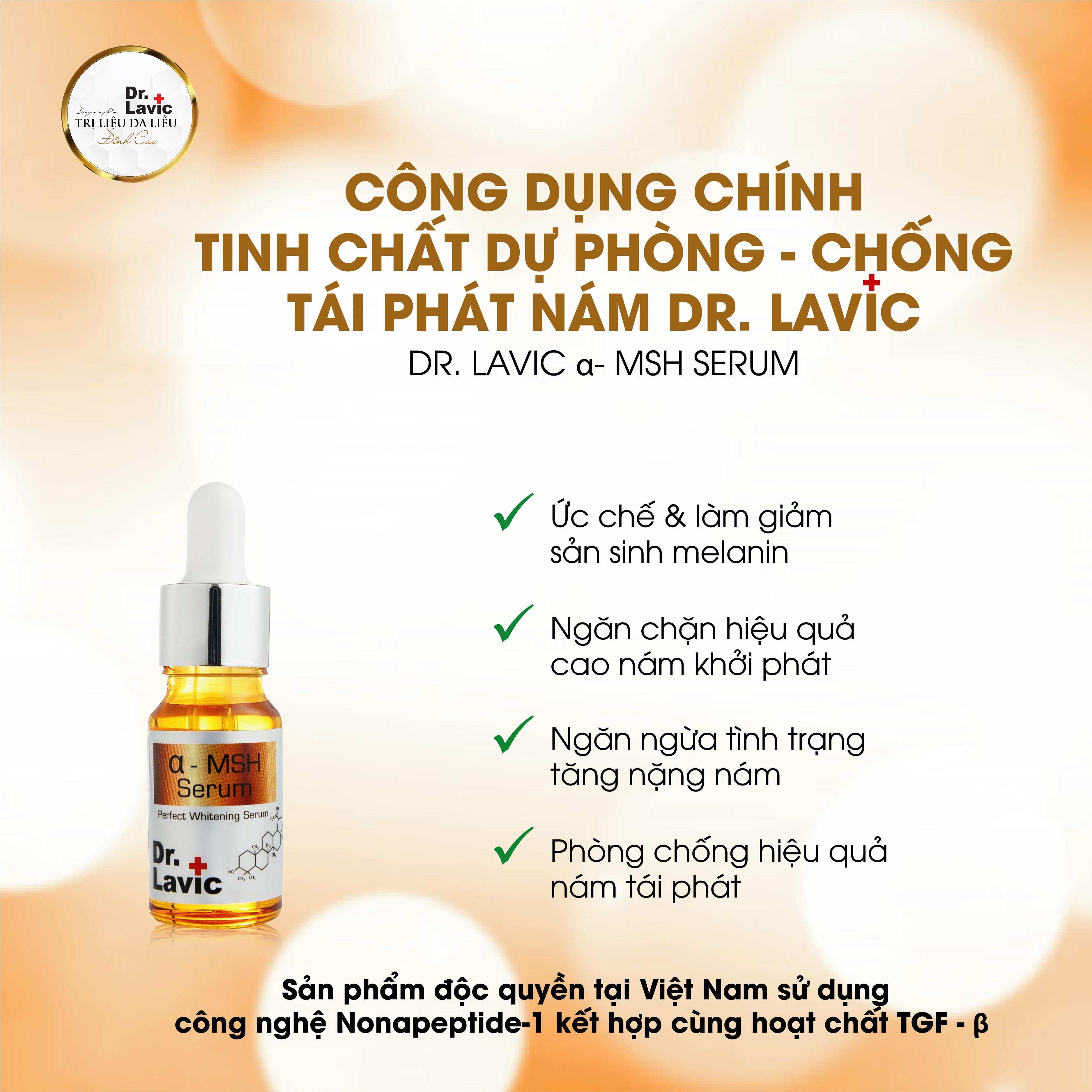 Tinh chất dự phòng - chống tái phát nám DR.LAVIC - Dr.Lavic α - MSH Serum