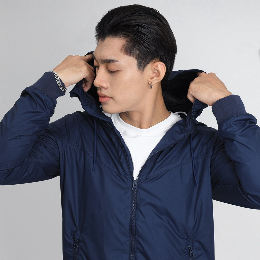 Áo khoác nam chống nắng gió thu đông Doka chất liệu dù giữ ấm cao cấp có 3 màu đen , xanh đen , xanh rêu
