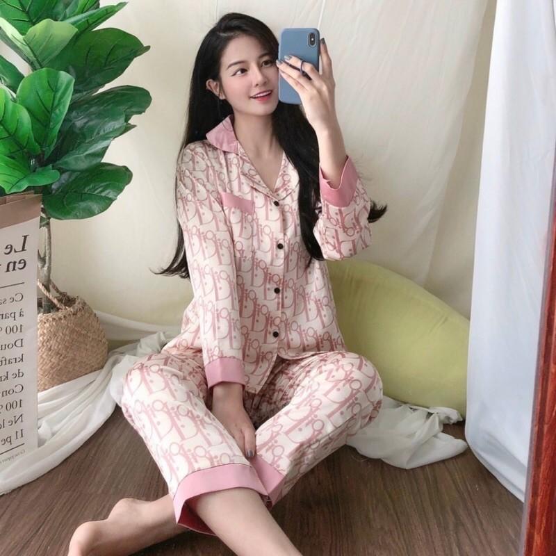  Bộ pijama, bộ ngủ mặc nhà lụa satin cao cấp mềm mịn, không xù