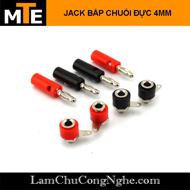 Cặp Jack bắp chuối 910MR 4mm Đực-Cái