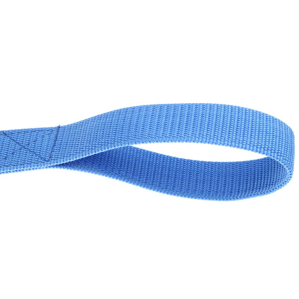 Multi-Grip Yoga Stretch Strap Waist Leg Back Pilates Workout Fitness Training Exercise Belt