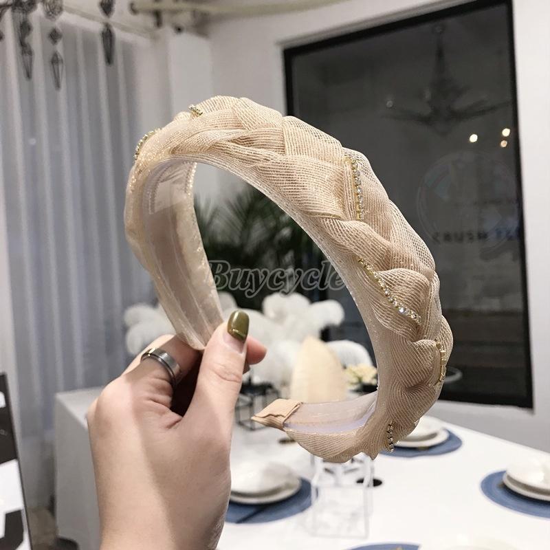 Băng đô ren lưới cho cô dâu