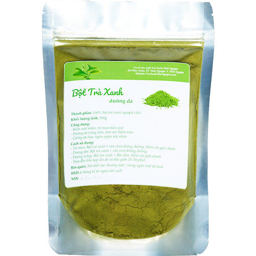 Bột Trà Xanh Dưỡng Da 200g