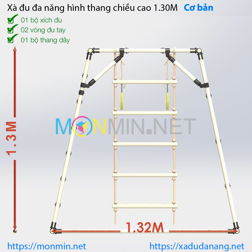 Xà đu vận động đa năng