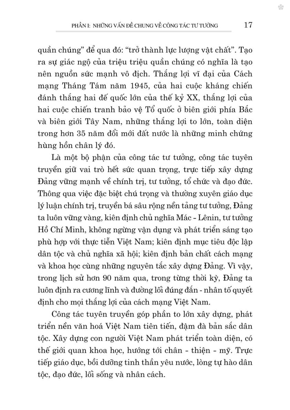 Công tác tư tưởng và những vấn đề đặt ra với công tác tư tưởng trong thời kỳ phát triển mới của đất nước ( Xuất bản lần thứ hai có chỉnh sửa)