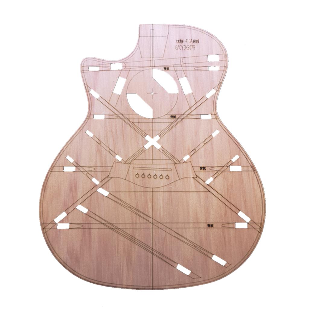 41inch Gỗ GA Góc Cơ Thể Tiêu Bản Acoustic Làm Khuôn Luthier Dụng Cụ