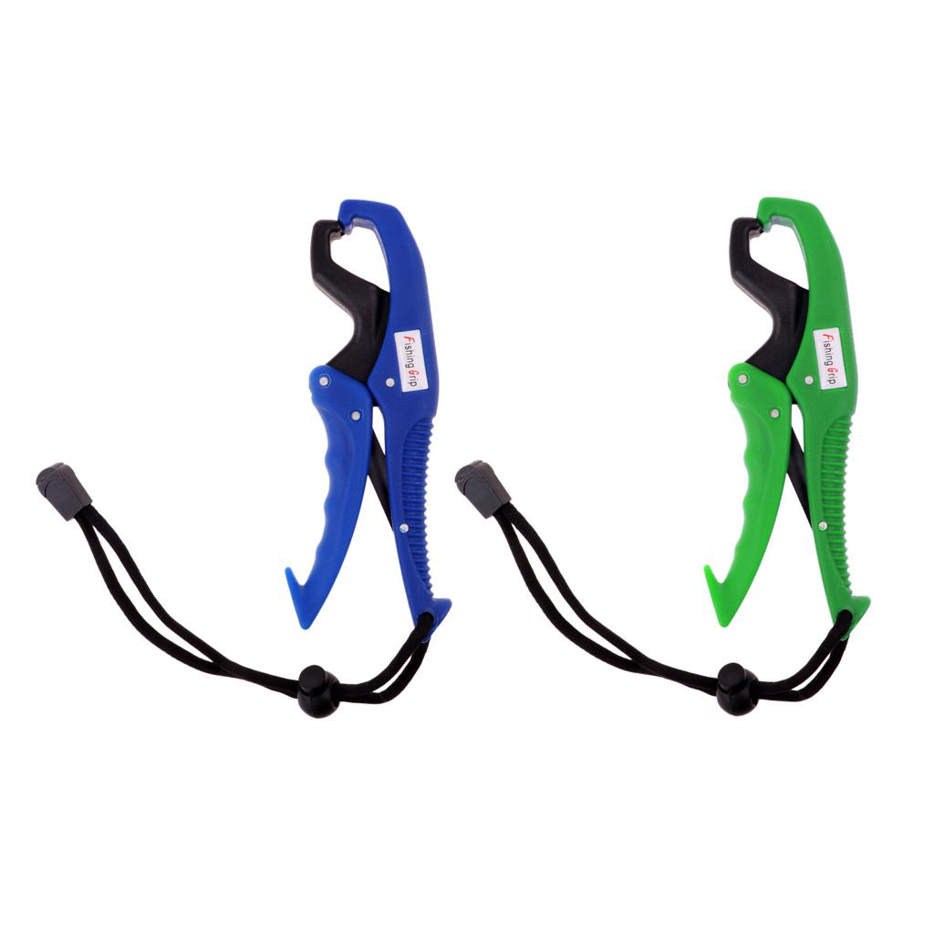 Floating Fishing Grip Pliers Grippers Lightweight ABS Fish Lip Grip Blue