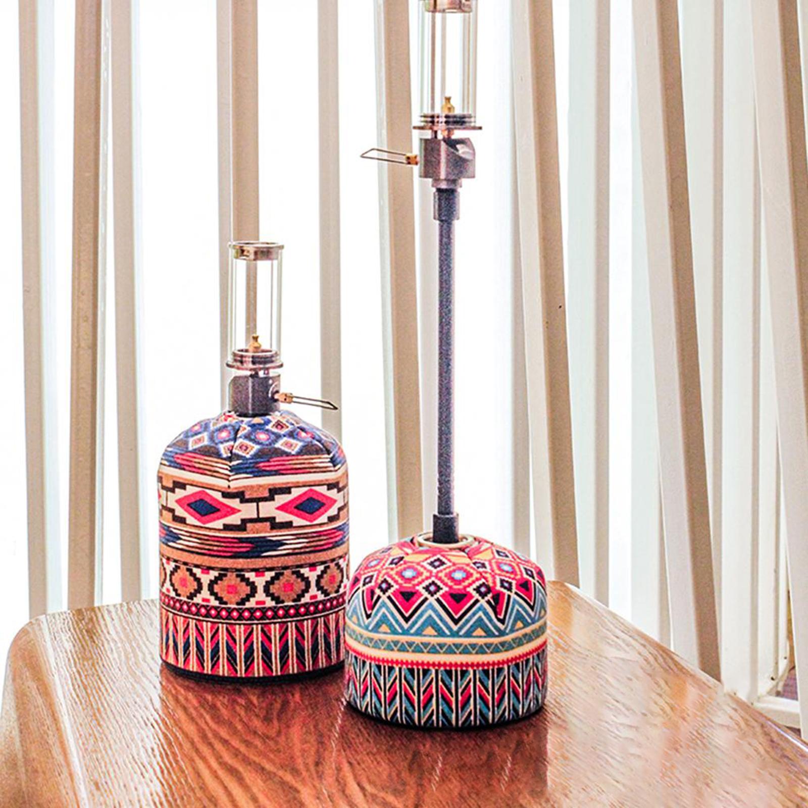 Camping Lantern Holder Gas Lantern Extension Pole Converter 20cm Silver