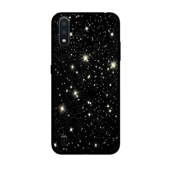 Ốp Lưng in cho Samsung Galaxy A01 Mẫu Nhiều Sao Trên Trời - Hàng Chính Hãng