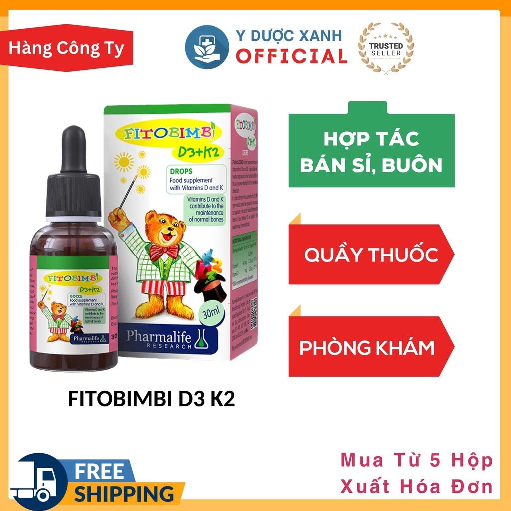 Phòng Khám, Nhà Thuốc - FITOBIMBI D3 K2 30ml của Ý, Vitamin D3 K2 cho bé - Y Dược Xanh