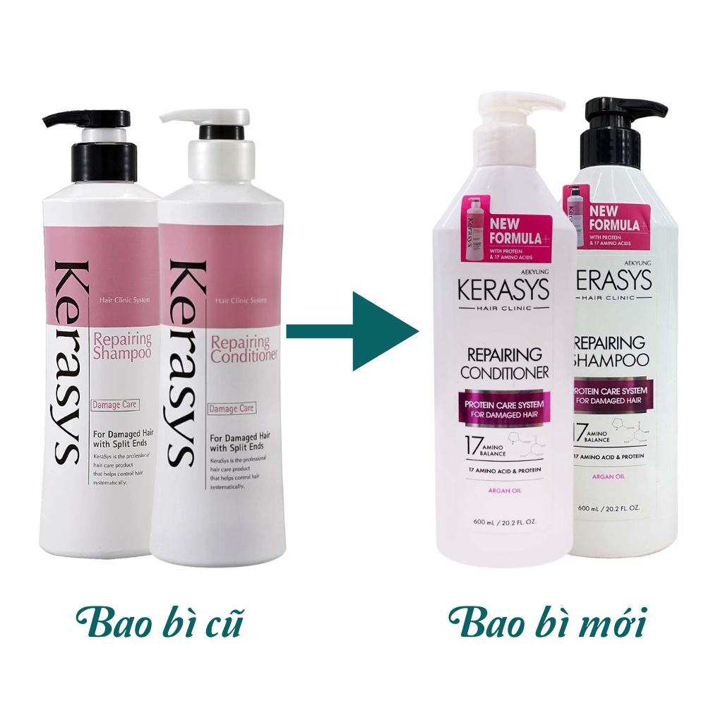 Dầu Xả Cao Cấp Cho Tóc Hư Tổn Kerasys Repairing Conditioner